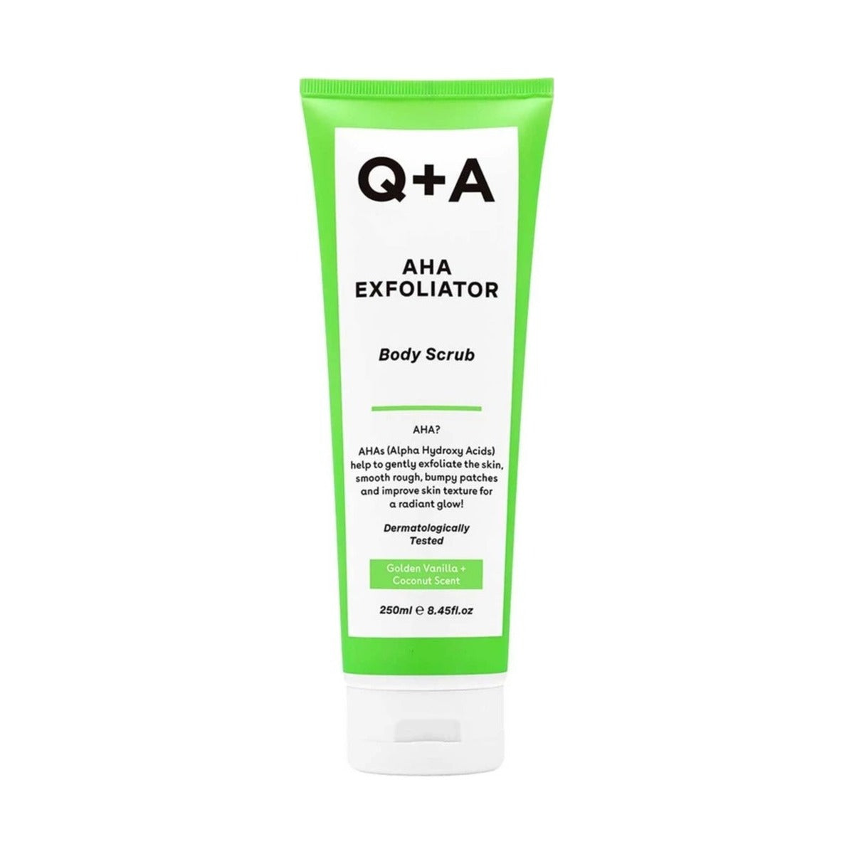 Q+A AHA Exfoliator Body Scrub 250ml